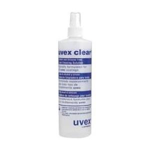 lot 24930 image: Box of Uvex S463 Lens Cleaning Solution, Uvex Clear, 16 Oz Bottles