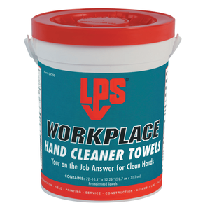 lot 24933 image: 3 LPS WorkPlace Hand Cleaner Towels, Citrus, Wet Wipe Buckets