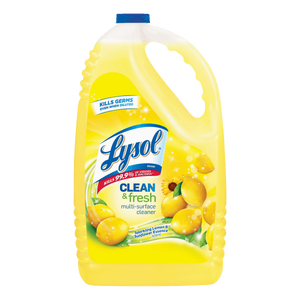 lot 24946 image: 3- Lysol Clean & Fresh Multi-Surface Cleaners, Lemon & Sunflower, 144oz