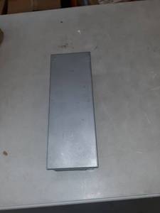 lot 24976 image: Wiegman RSCG-Series Electrial Box Nema 3R Screw cover Wiring Through, Galvanized Steel, 4 x 4 x 24