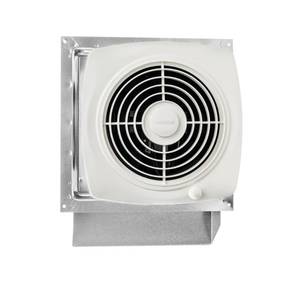 lot 24977 image: Broan 8-Inch Through Wall Exhaust Vent Fan, 180 CFM
