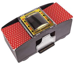 lot 4557 image: Battery Operated Automatic Card Shuffler, 2 Deck Card Shuffler for Home Card Games, Poker, Rummy, Blackjack