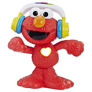 lot 4570 image: Sesame Street Lets Dance Elmo 12-inch Elmo Toy that Sings and Dances, With 3 Musical Modes, Sesame Street Toy for Kids Ages 18 Months and Up