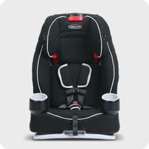 lot 4584 image: Graco Atlas 65 2 in 1 Harness Booster Seat  Harness Booster and High Back Booster in One, Glacier