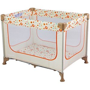 lot 4594 image: Dream On Me Zodiak Portable Play Yard, Beige