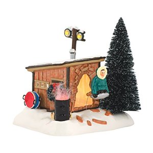 lot 4626 image: Department 56 National Lampoons Christmas Vacation Griswold Sled Shack Lit Building