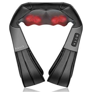 lot 4663 image: Shiatsu Neck and Back Massager with Soothing Heat, Nekteck Electric Deep Tissue 3D Kneading Massage Pillow for Shoulder, Leg, Body Muscle Pain Relief, Home, Office, and Car Use