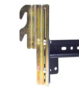 lot 4670 image: Ronin Factory Hook On Bed Frame Brackets Adapter for Headboard Extra Heavy Duty, Set of 2 Brackets with Hardware, 711 Bracket, Bolt-On to Hook-On Conversion