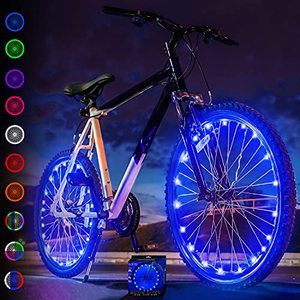 lot 4672 image: Activ Life Bike Wheel Lights (2 Tires, Blue)