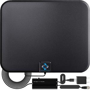 lot 4682 image: U MUST HAVE Amplified HD Digital TV Antenna Long 250 Miles Range - Support 4K 1080p Fire tv Stick and All Older TVs - Indoor Smart Switch Amplifier Signal Booster - 18ft Coax HDTV CableAC Adapter