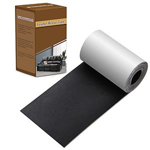 lot 4696 image: Leather Tape 3X60 Inch Self-Adhesive Leather Repair Patch for Sofas, Couch, Furniture, Drivers Seat(Black)