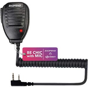 lot 4697 image: Baofeng Mic for Ham Radio Most Wanted Among Baofeng UV-5R Accessories. Shoulder Speaker Compatible with Baofeng bf-f8hp UV-5R UV-5R Plus UV-82 UV-82hp Can Be Used as Police Radio Mic