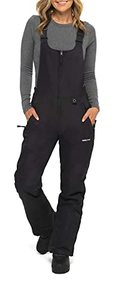 lot 5896 image: Arctix Womens Essential Insulated Bib Overalls, Black, Small