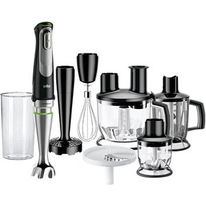 lot 5900 image: 7Braun - Multiquick 9 Hand Blender - Premium BlackStainless Steel
