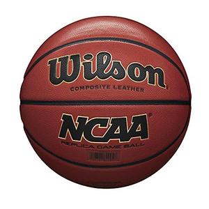 lot 7452 image: Wilson NCAA Replica Game Basketball, Intermediate - 28.5, Brown
