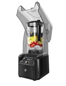 lot 7458 image: WantJoin Professional Commercial Blender With Shield Quiet Sound Enclosure 2200W Industries Strong and Quiet Professional-Grade Power, Self-Cleaning, Black (black)