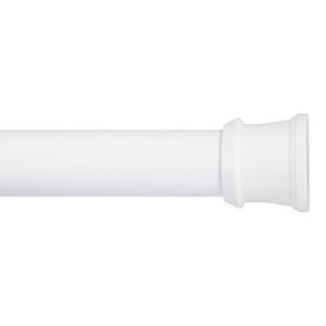 lot 7485 image: Kenney Twist Fit No Tools Stall Shower Curtain Rod, 24-40