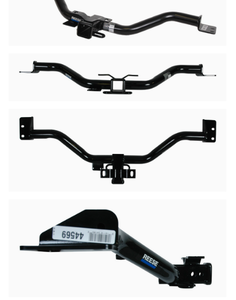 lot 7497 image: Reese Towpower 44569 Class III Custom-Fit Hitch with 2 Square Receiver opening, includes Hitch Plug Cover , black