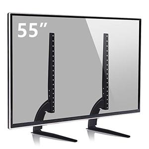 lot 7921 image: Rfiver Universal Table Top TV Stand Base TV Legs with Height Adjustment fits Most 32-55 inch LCD LED Flat Screen TVs, Max VESA 800x400mm, Mount Holds up to 88lbs, Black