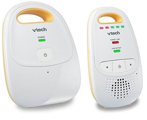 lot 7931 image: VTech Upgraded Audio Baby Monitor with 1 Up-Graded Parent Unit with Rechargeable Battery with Best-in-Class Long Range, Privacy Guaranteed DECT 6 Transmissions, Cystal-Clear Sound, Yellow