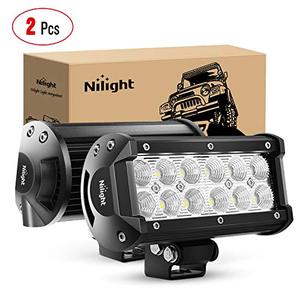 lot 8483 image: Nilight - 60002F-B Led Light Bar 2PCS 36w 6.5Inch Flood Led Off Road Lights Super Bright Driving Fog Light Boat Lights Driving Lights Led Work Light for Trucks