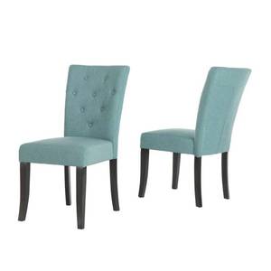 lot 8495 image: Nyomi Fabric Dining Chair (Set of 2) by Christopher Knight Home - Retail$188.99