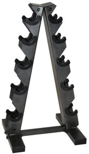lot 8512 image: CAP Barbell A-Frame Dumbbell Weight Rack, Carbon