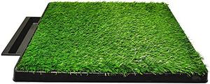 lot 8554 image: Downtown Pet Supply Pet Dog Pee Tray Replacement for Bathroom Relief System, Weather Proof, Housebreaking, Portable, Easy Clean, Perfect for Indoor and Outdoor (20 x 30 Inch with Drawer)