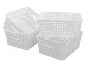 lot 2528 image: Plastic Baskets - set of 8