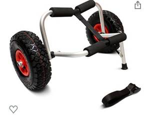 lot 2530 image: ABN Universal Kayak Carrier - Trolley for Carrying Kayaks, Canoes, Paddleboards, Float Mats, and Jon Boats