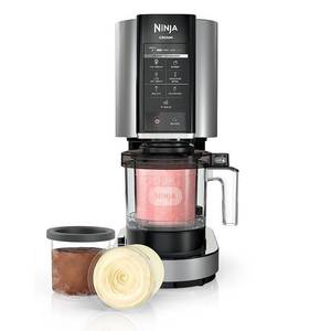 lot 2560 image: Ninja - CREAMi Ice Cream Maker with 7 One-Touch Programs - Cloud Silver - Retails $399.00