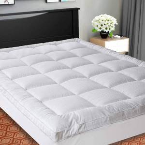 lot 2565 image: SOPAT Extra Thick Mattress Topper (King), Cooling Mattress Pad Cover, Pillow Top