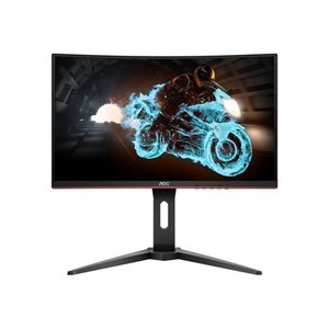 lot 2569 image: AOC Gaming C24G1A - LED monitor - curved - 24 - powers on  surface scratch
