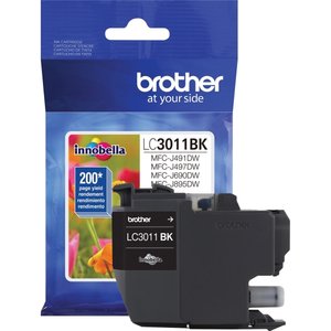 lot 2619 image: Brother LC3011BK Original Ink Cartridge - Single Pack - Black, 1 Each (Quantity)