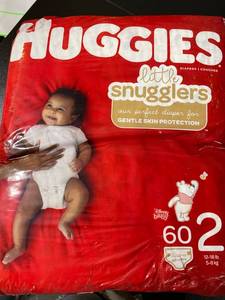lot 2646 image: Huggies Size 2 Diapers