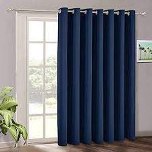 lot 2011 image: RYB Home Sliding Door Grommet Single Curtain Panel