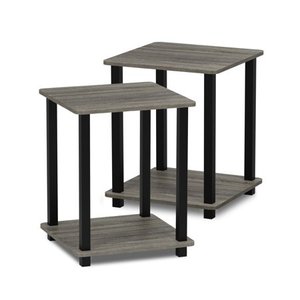 lot 2036 image: Furinno Simplistic End Tables (SET OF 2)
