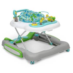 lot 2057 image: Delta Children 4-in-1 Discover &amp Play Musical Walker - Bubbly