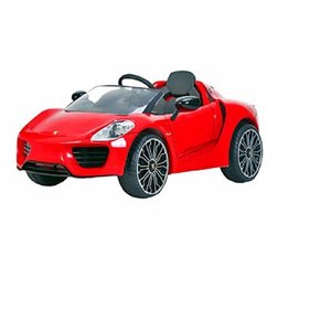 lot 2085 image: Rollplay Kids Battery-Operated 6V Porsche 918 Spyder Ride-On Car