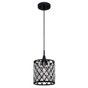 lot 2032 image: Westinghouse Waltz 1-Light Crystal Mini Pendant