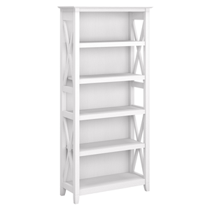 lot 2227 image: Bush Furniture Key West 5-Shelf Bookcase