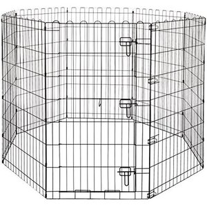 lot 2235 image: Foldable Metal Pet Exercise Fence Pen
