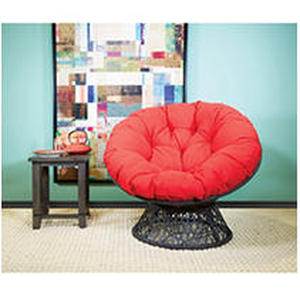 lot 2258 image: OSP Designs Papasan Polyester Chair