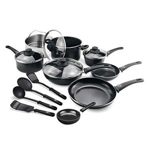 lot 2317 image: GreenLife Soft Grip Healthy Ceramic Nonstick Cookware Pots &amp Pans Set