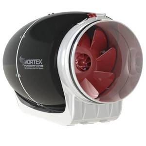 lot 2323 image: Vortex Powerfan Energy-Efficient Quiet S-Line Inline Ventilation Fan