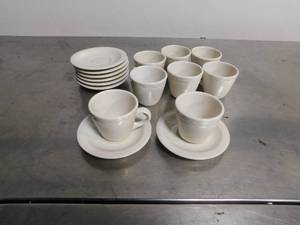 lot 10171 image: Set of 8 Coffee Cups and Saucers