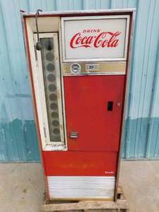 lot 10130 image: Vendo Antique Coca Cola Vending Machine