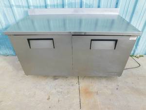 lot 10136 image: True 2 Door Work Top Freezer