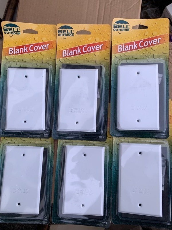 lot 120 image: 6 Bell Outdoor Blank Covers