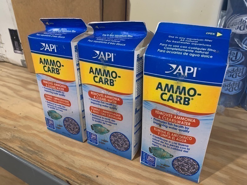 lot 189 image: 3 Set of 40oz API Ammo-Carb Aquarium Filter